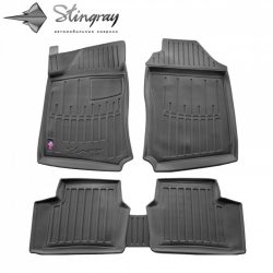 Guminiai 3D kilimėliai OPEL Vectra B 1995-2002 (Juodos spalvos)