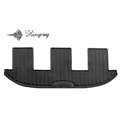 Guminiai 3D kilimėliai SEAT Alhambra II (7N) 2010-2020 (3 eilė, Juodos spalvos)