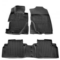Guminiai 3D kilimėliai HONDA Civic 4D Sedan 2006-2011 (Juodos spalvos)