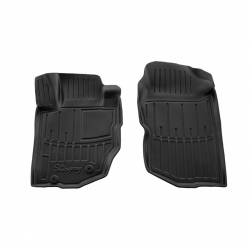 Guminiai 3D kilimėliai MITSUBISHI L200 (LC) (Europa) 2023→ (Prekiniai, Juodos spalvos)