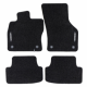 Veliūriniai HORIZON kilimėliai SEAT Leon 2012-2020 (Juodos spalvos)