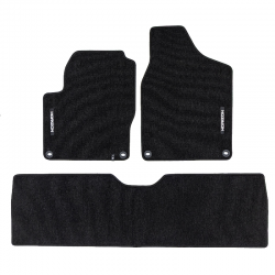 Veliūriniai HORIZON kilimėliai SEAT Alhambra 1996-2010 (Juodos spalvos)