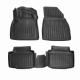 Guminiai 3D kilimėliai DACIA Duster III (2WD) 2024→ (Juodos spalvos)