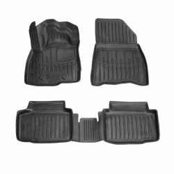 Guminiai 3D kilimėliai DACIA Duster III (4WD) 2024→ (Juodos spalvos)