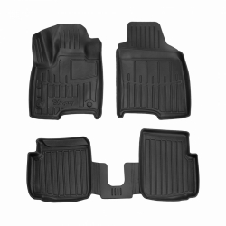 Guminiai 3D kilimėliai FIAT Panda III (312/319) 2012-2024 (Juodos spalvos)