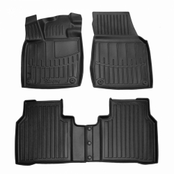 Guminiai 3D kilimėliai VOLKSWAGEN ID.7 2023→ (Juodos spalvos)