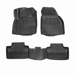 Guminiai 3D kilimėliai LAND ROVER Range Rover Evoque (L538) 2011-2018 (Juodos spalvos)