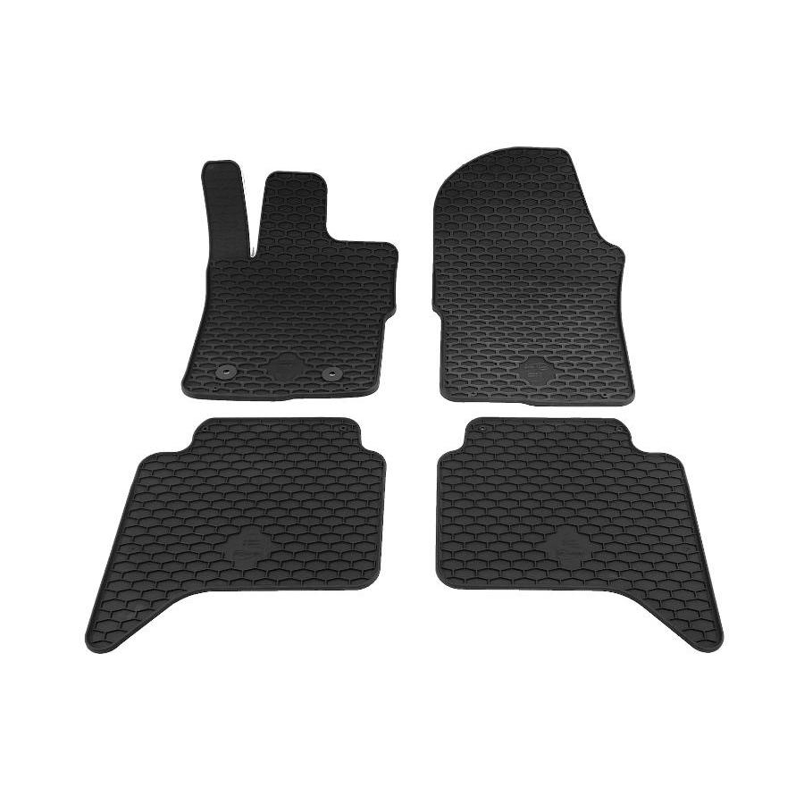 Guminiai kilimėliai VOLKSWAGEN Amarok 2023→ (Su originaliais tvirtinimais, Juodos spalvos)