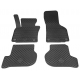 Guminiai kilimėliai VOLKSWAGEN Golf VI 2008-2013 (Su originaliais užspaudžiamais tvirtinimais, juodos spalvos)