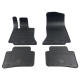 Guminiai kilimėliai MERCEDES BENZ E-Klasė Sedan (W214) 2023→ (Su originaliais tvirtinimais, Juodos spalvos)