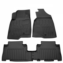 Guminiai 3D kilimėliai CHEVROLET Captiva 2006-2018 (Juodos spalvos)