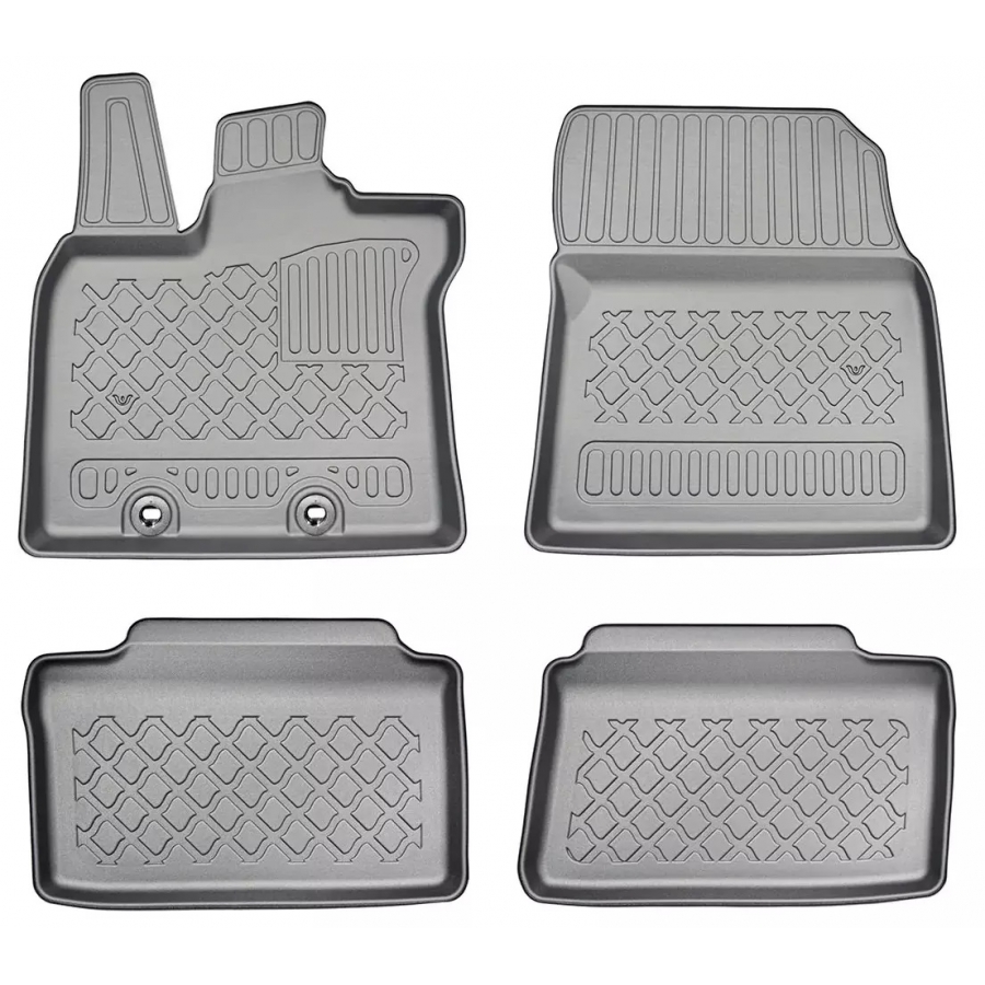 Guminiai (TPE) kilimėliai LEXUS LBX Hybrid 2024→ (Paaukštintais kraštais)