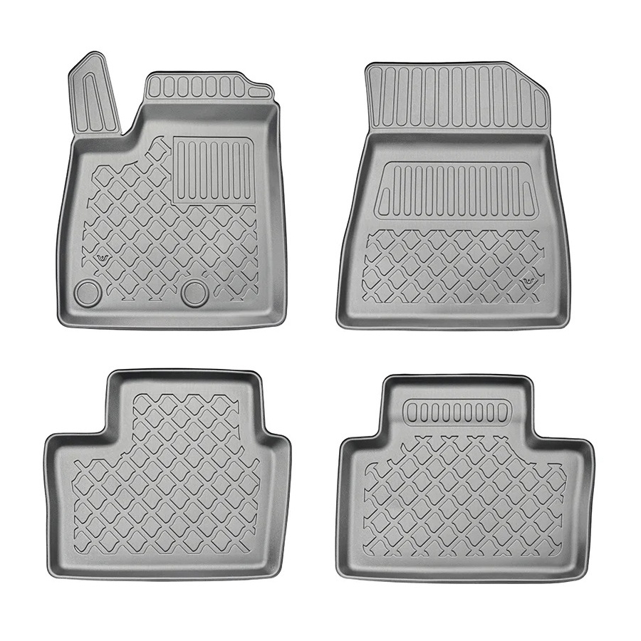 Guminiai (TPE) kilimėliai GuardLiner 3D RENAULT Austral Mild Hybrid 2023→ (Paaukštintais kraštais)