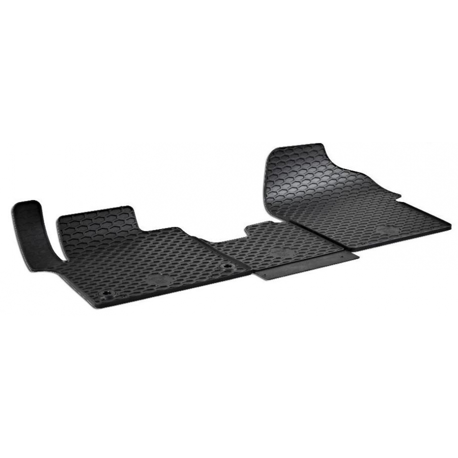 Guminiai kilimėliai CITROEN Jumpy 2016→ (Su originaliais tvirtinimais, Juodos spalvos)