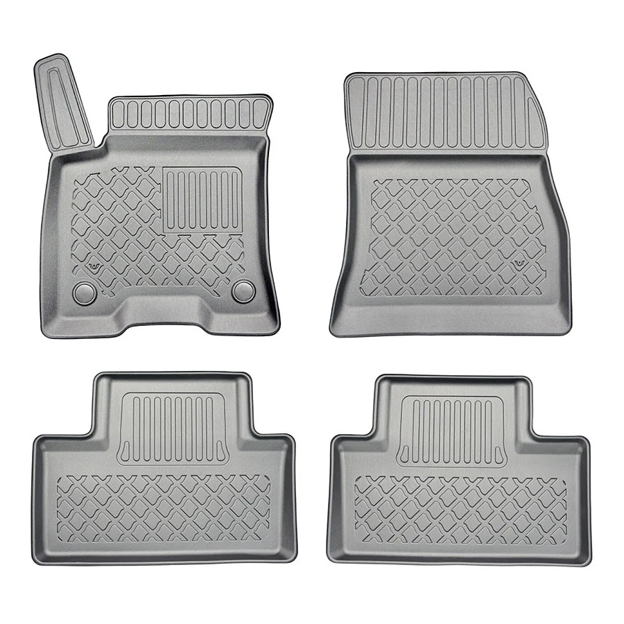 Kilimėliai salono MERCEDES BENZ EQB (X243) (Electric) 2021→ (Paaukštintais kraštais)