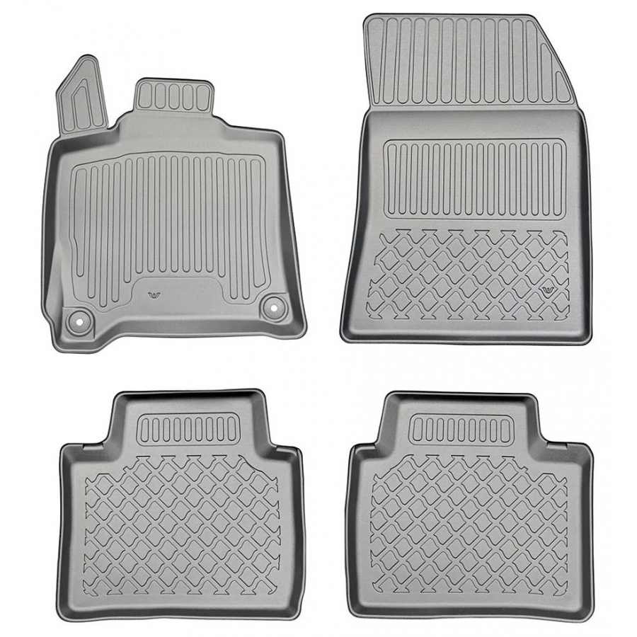 Guminiai (TPE) kilimėliai GuardLiner 3D PEUGEOT 408 Mild Hybrid (mHEV) 2023→ (Paaukštintais kraštais)