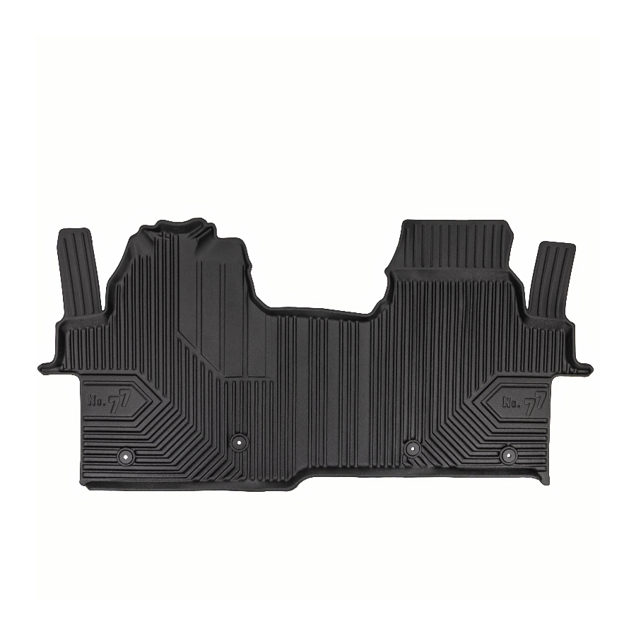 Guminiai kilimėliai No.77 VOLKSWAGEN Transporter (T7) 2024→ (Priekiniai, Su borteliais)