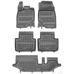 Guminiai kilimėliai PEUGEOT 5008 Mild Hybrid (MHEV) (7 vietų) 2024→ (3 eilės, Paaukštintais kraštais)