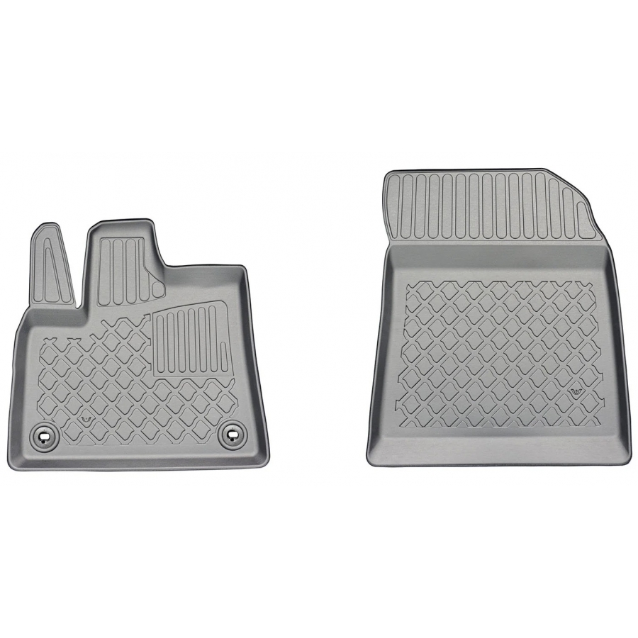 Guminiai (TPE) kilimėliai GuardLiner 3D OPEL Combo-E Life (Electric) 2023→ (Priekiniai, Paaukštintais kraštais)