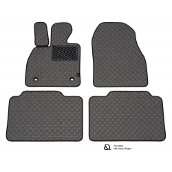 Odiniai kilimėliai QuiltyMats VOLVO XC60 2018- (Pilka-Pilka)