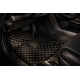 Odiniai kilimėliai QuiltyMats VOLVO XC60 2018- (Juoda-Pilka)