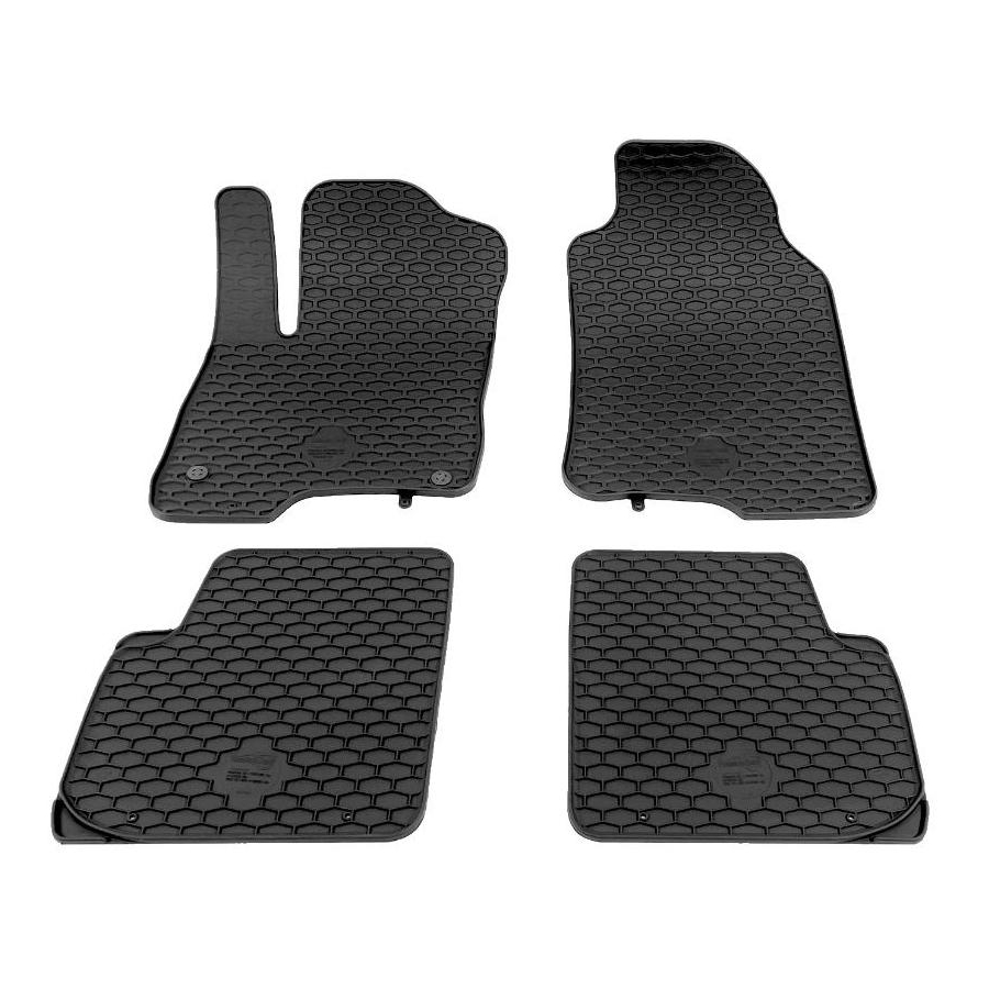 Guminiai kilimėliai FIAT Panda Hybrid 2020→ (Su originaliais tvirtinimais, juodos spalvos)