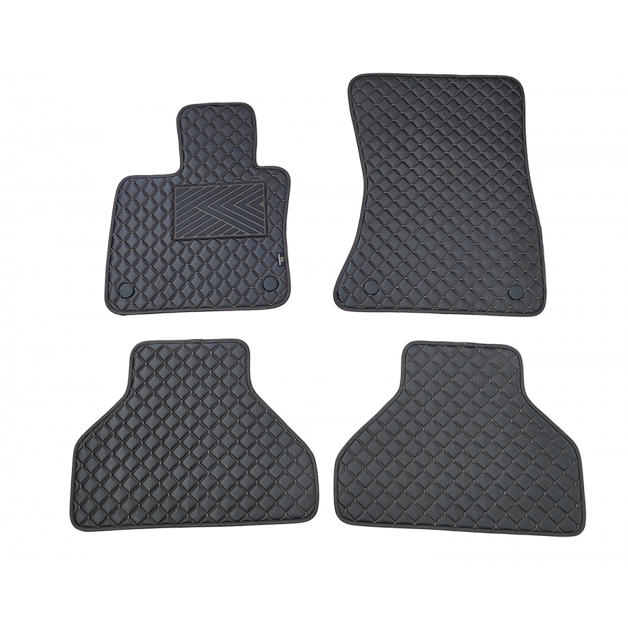Kilimėliai QuiltyMats BMW X5 2007-2013 (E70) (4 vnt.), Black-Black /11-14