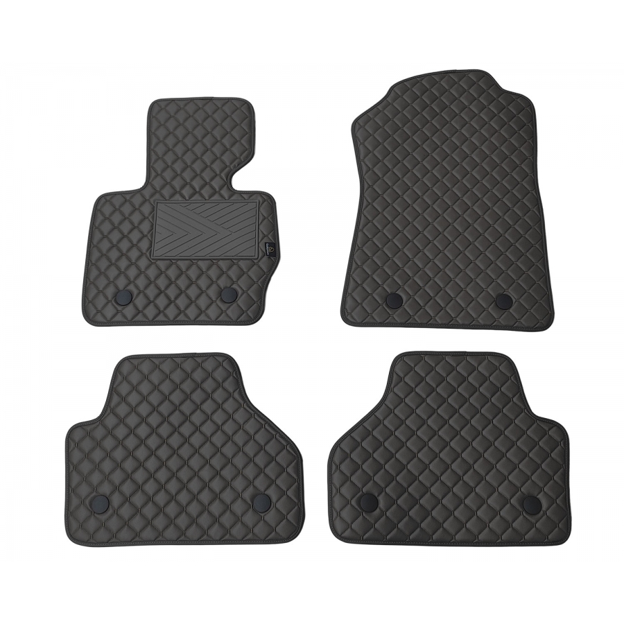 Kilimėliai QuiltyMats BMW X4 2014-2018 (F26) (4 vnt.), Black-Black /11-14