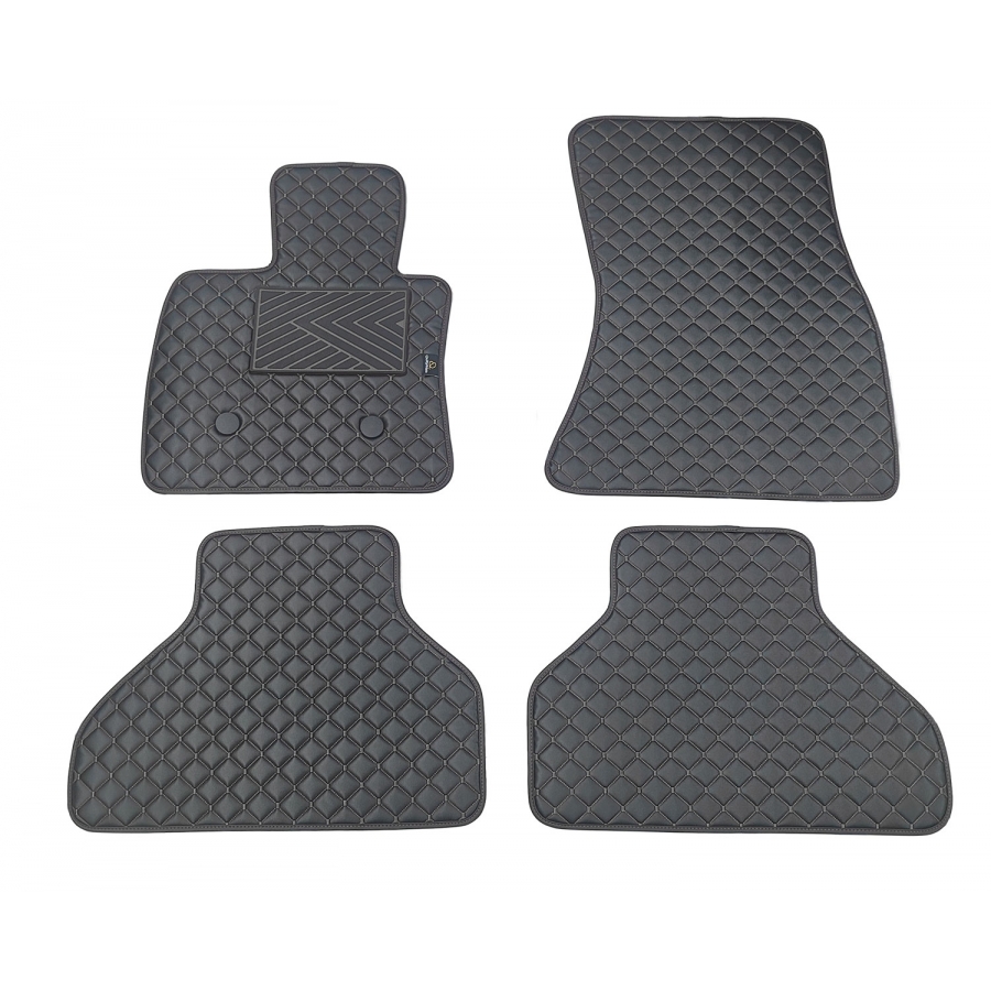 Kilimėliai QuiltyMats BMW X5 2013-2018 (F15) (4 vnt.), Black-Black /11-14