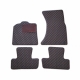 Kilimėliai QuiltyMats AUDI Q5 2008-2016 (4 vnt.), Black-Red /16-14