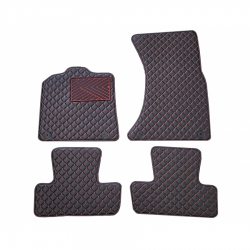 Kilimėliai QuiltyMats AUDI Q5 2008-2016 (4 vnt.), Black-Red /16-14