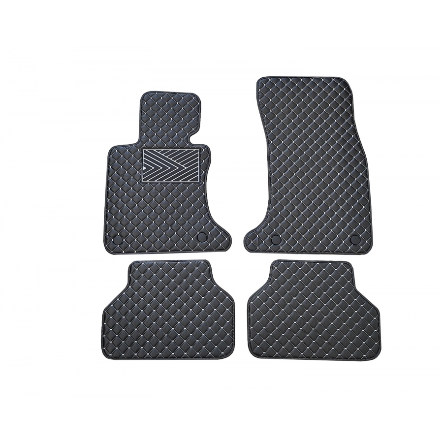 Kilimėliai QuiltyMats BMW 5 ser. 2004-2010 (E60/E61) (4 vnt.), Black-Gray /13-14