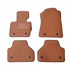 Kilimėliai QuiltyMats BMW X4 2014-2018 (F26) (4 vnt.), Brown-Brown /55-14