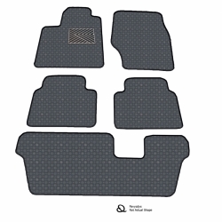 Kilimėliai QuiltyMats CITROEN C4 GRAND PICASSO 2006-2013 (7v., I, II ir III eilės) (4 vnt.), D.Gray-Gray /33-MAX2