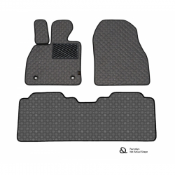 Kilimėliai QuiltyMats KIA SORENTO 2003-2007 (3 vnt.), D.Gray-Gray /33-16