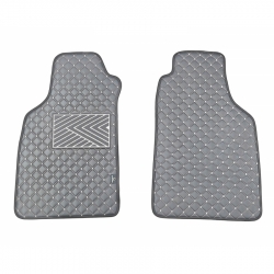 Odiniai kilimėliai QuiltyMats LIGIER JS50 2012→ (Pilkos spalvos - Pilkais dygsniais)