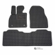 Odiniai kilimėliai QuiltyMats OPEL COMBO (Keleivinis) 2001-2011 (2 eilės) (Juodos spalvos - Pilkais dygsniais)
