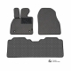 Odiniai kilimėliai QuiltyMats OPEL COMBO (Keleivinis) 2001-2011 (2 eilės) (Pilkos spalvos - Pilkais dygsniais)