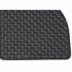 Odiniai kilimėliai QuiltyMats OPEL CORSA (D) 2006-2014 (Juodos spalvos - Pilkais dygsniais)