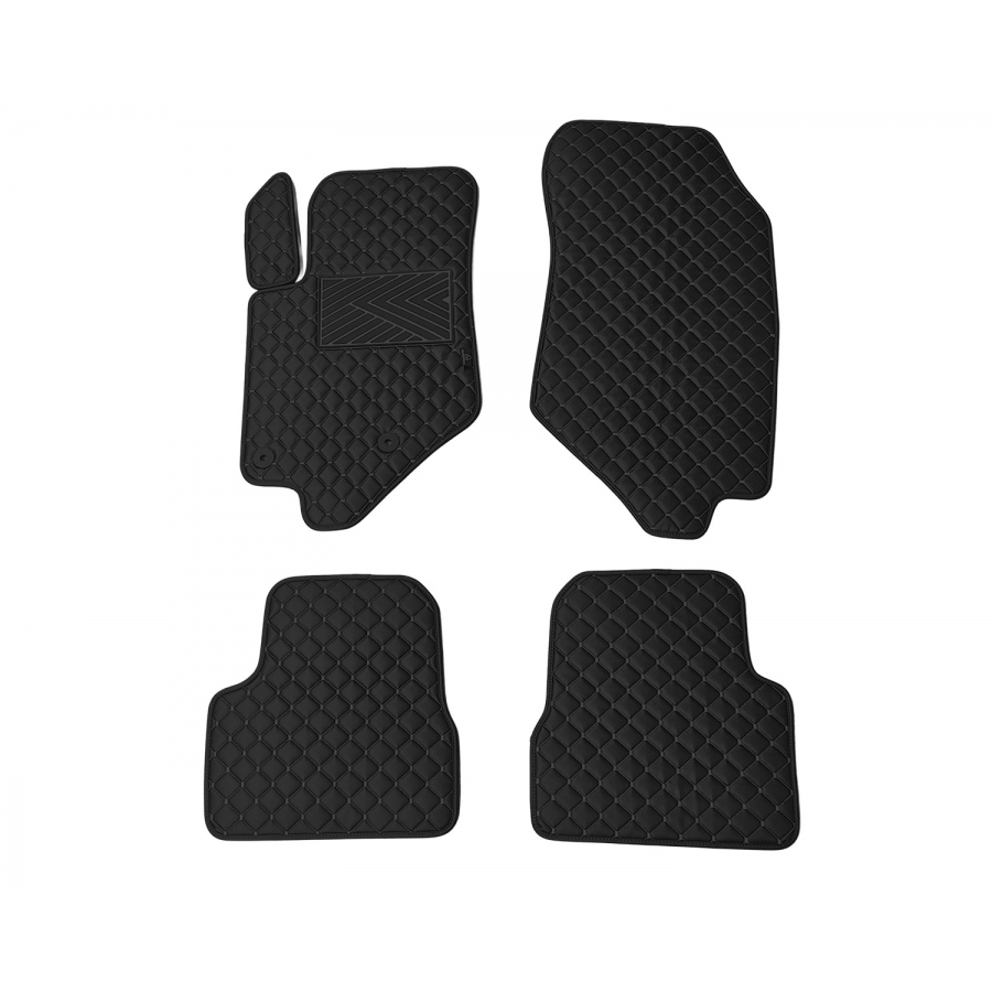 Odiniai kilimėliai QuiltyMats OPEL MOKKA 2020→ (Juodos spalvos - Juodais dygsniais)