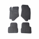 Odiniai kilimėliai QuiltyMats OPEL CORSA (F) 2019→ (Juodos spalvos - Pilkais dygsniais)