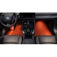 Odiniai kilimėliai QuiltyMats OPEL ASTRA (L) 2022→ (Rudos spalvos - Rudais dygsniais)