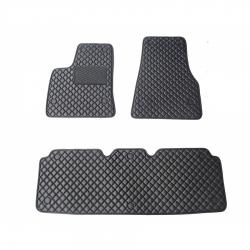 Kilimėliai QuiltyMats TESLA MODEL S 2012-2026 (3 vnt.), Black-Black /11-16
