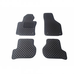 Kilimėliai QuiltyMats VOLKSWAGEN GOLF 2003-2009 (4 vnt.), Black-Black /11-14