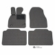 Odiniai kilimėliai QuiltyMats VOLKSWAGEN SHARAN (5 vietų) 2010-2023 (2 eilės) (Pilkos spalvos - Pilkais dygsniais)