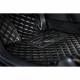 Odiniai kilimėliai QuiltyMats VOLKSWAGEN TIGUAN 2016-2024 (Juodos spalvos - Juodais dygsniais)