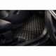 Odiniai kilimėliai QuiltyMats VOLKSWAGEN GOLF 8 Hatchback 2019→ (Juodos spalvos - Juodais dygsniais)