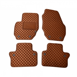 Kilimėliai QuiltyMats VOLVO S80 2006-2016 (4 vnt.), Brown-Brown /55-14