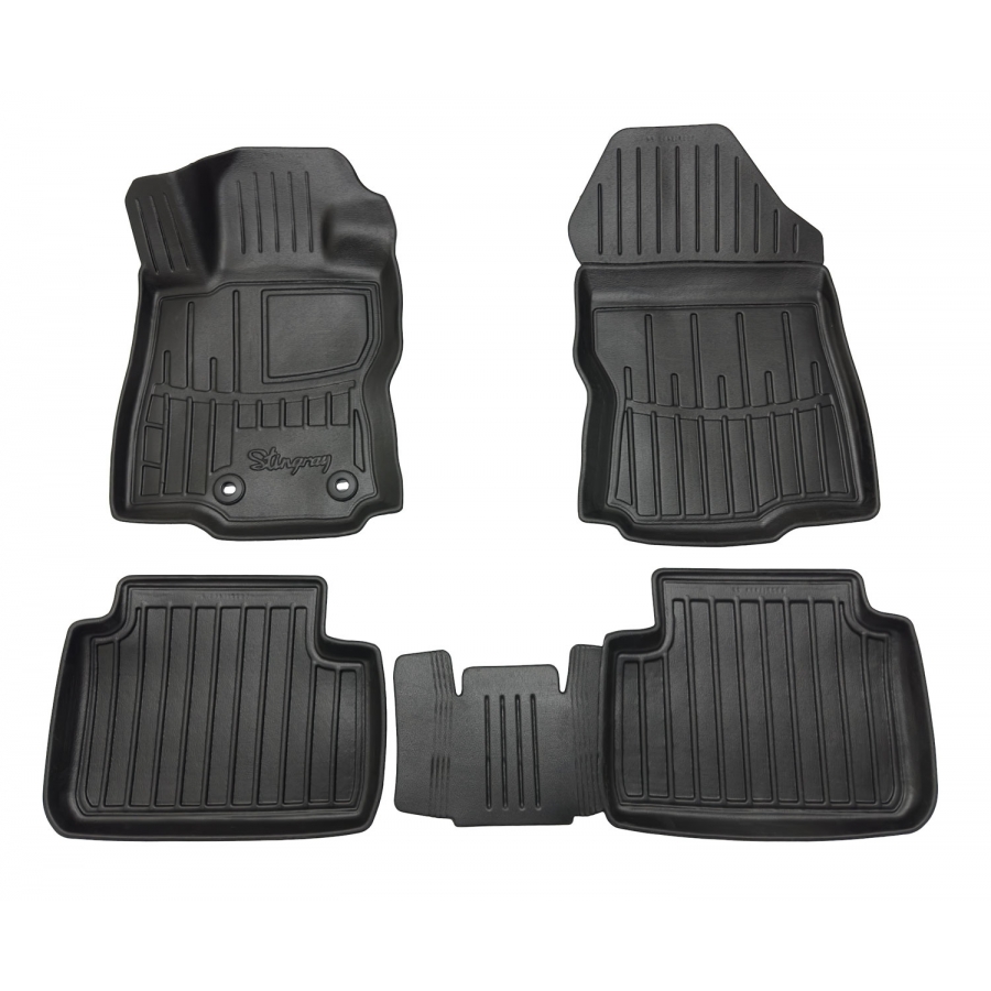 Guminiai 3D kilimėliai SUBARU Forester (SL) 2025→ (Juodos spalvos)