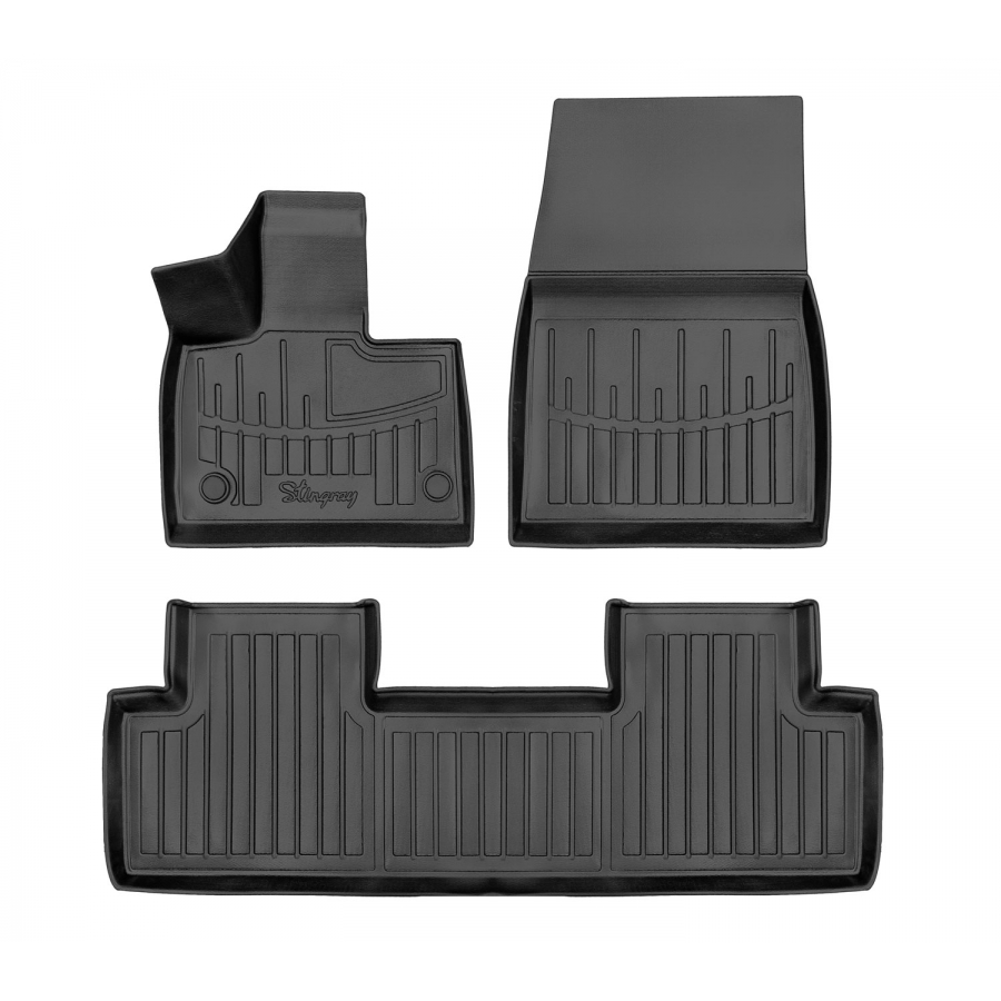Guminiai 3D kilimėliai XIAOMI YU7 (MX11) 2025→ (Juodos spalvos)